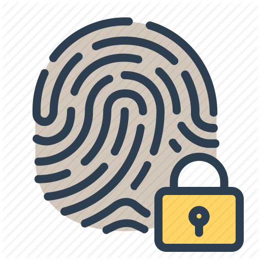 Biometric, Fingerprint, Lock, Touch Id Icon