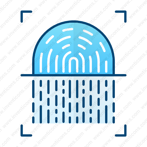 Download Fingerprint,scanner,security,protection Icon Inventicons