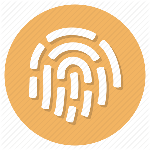 Fingerprint Orange Transparent Png Clipart Free Download