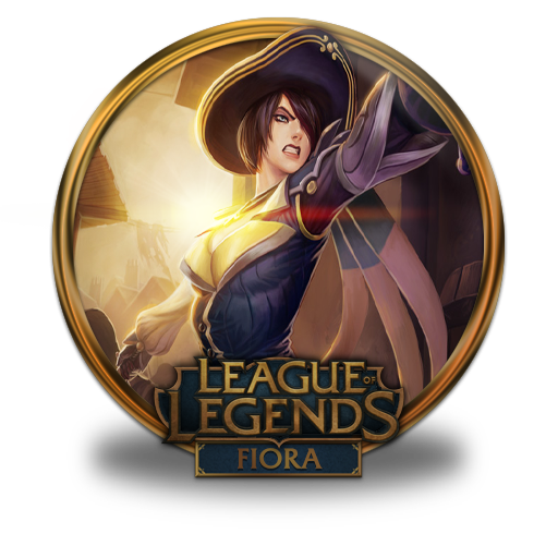 Fiora Royal Guard Icon League Of Legends Gold Border Iconset