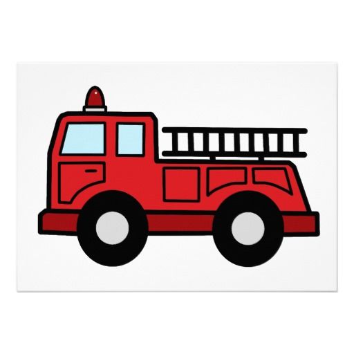 Fire Truck Icon Flat Single Silhouette Fire Equipment Icon