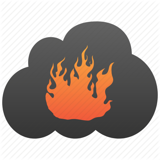 Burn, Cloud, Destruction, Fire, Flame, Hell, Hot Icon