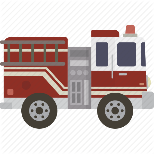Emergency, Fire, Firetruck, Truck Icon