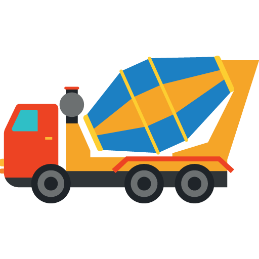 Concrete Mixer Truck Icon
