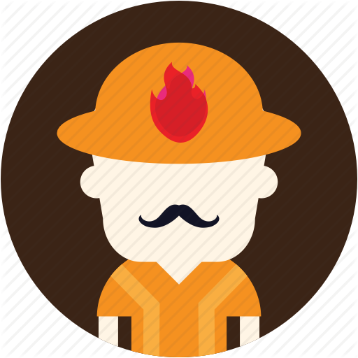 Avatar, Fire Fighter, Fireman, User Icon