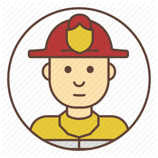 Avatar, Firefighter, Fireman Icon