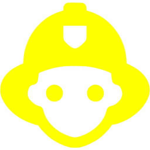 Yellow Fireman Icon