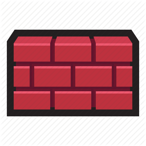 Block, Brick, Firewall, Gateway, Protect, Security, Wall Icon
