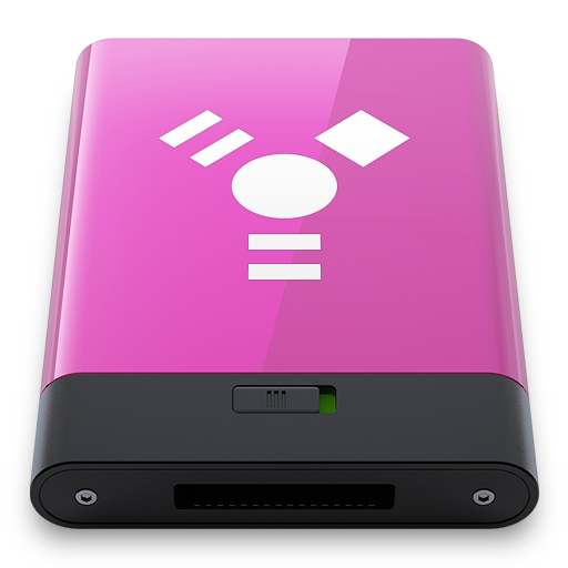 Pink Firewire W Icon