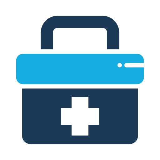 Medical, Briefcase, Bag, First Aid Icon Free Of Medical Flat Color
