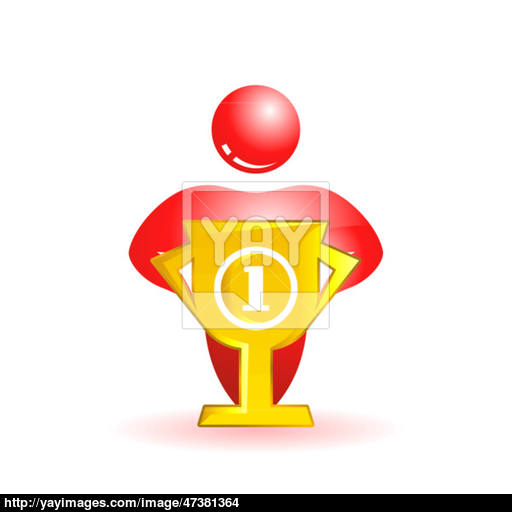 First Place Social People Icon Vector