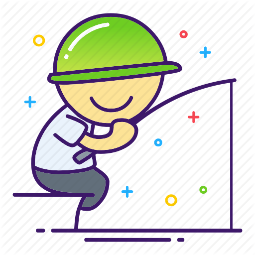 Fisherman, Fishing, Lake, Ocean, River, Rod, Sea Icon