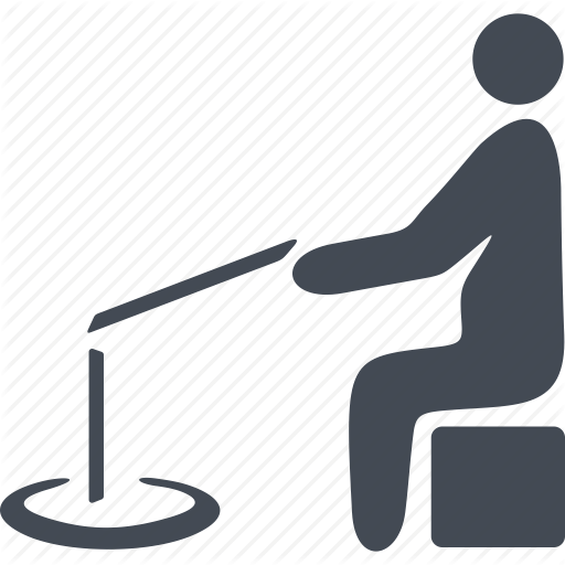 Fisherman, Fishing, Sea, Water Icon