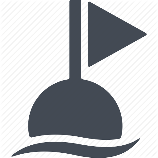 Diving, Fishing Equipment, Flag, Float Icon