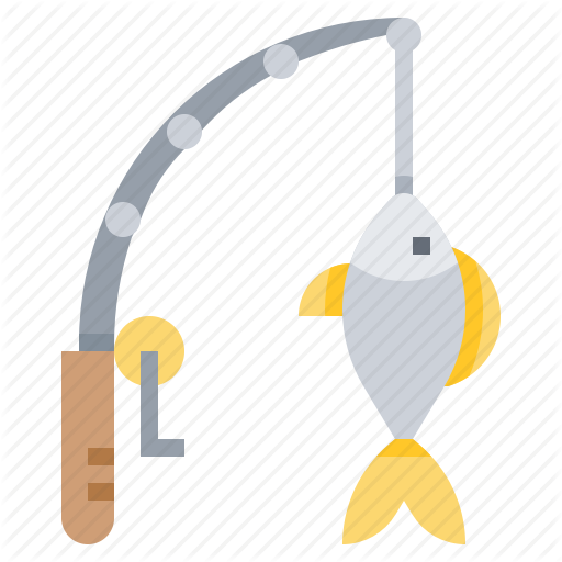 Fish, Fishing, Pole, Rod Icon