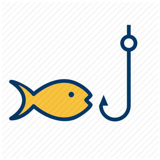 Fish, Fishing, Rod, Sea Food Icon
