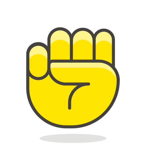 Raised, Fist Icon Free Of Free Vector Emoji