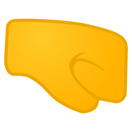 Right Facing Fist Icon Noto Emoji People Bodyparts Iconset Google