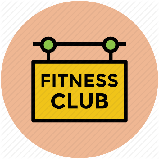 Club, Fitness, Fitness Club, Health, Signboard Icon