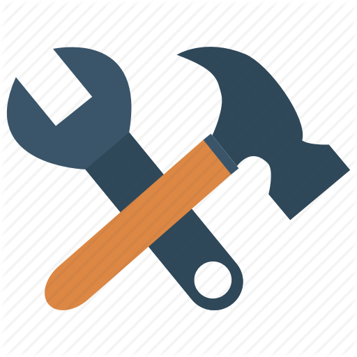 Fix, Hammer, Repair, Setting, Wrench Icon