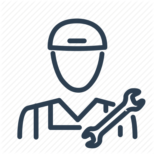Fix, Labour, Man, Repair, Service Man, Worker, Wrench Icon