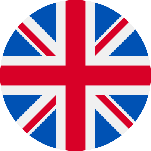 United Kingdom Flag Icon Round