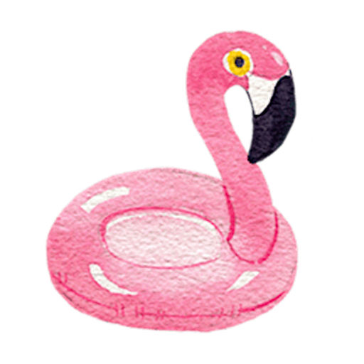 Watercolor Summer Icon Sticker