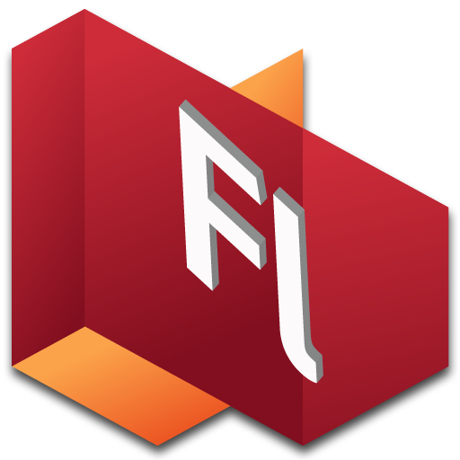 Flash Icon Origami Adobe Cs Series Iconset Nokari