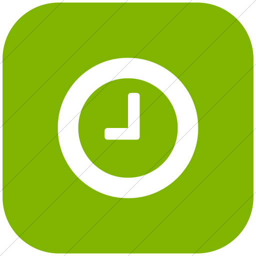 Flat Rounded Square White On Green Bootstrap Font