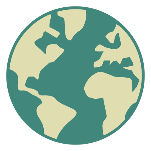 Earth Globe Flat Icon