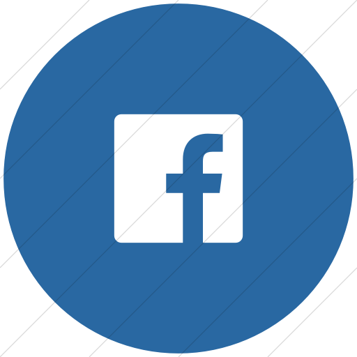 Flat Circle White On Blue Foundation Social Facebook Icon