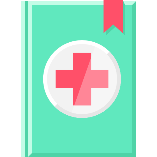 Medical Books Flat Icon