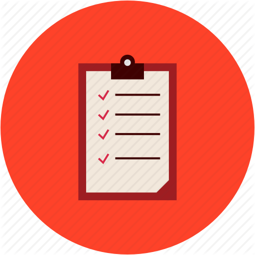 Checklist, Red, Text, Transparent Png Image Clipart Free Download