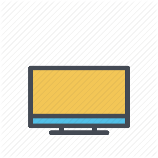 Computer, Flat Screen, Hd, Lcd, Monitor, Television, Tv Icon