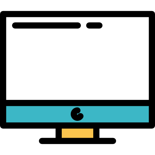 Technology, Television, Tv Icon