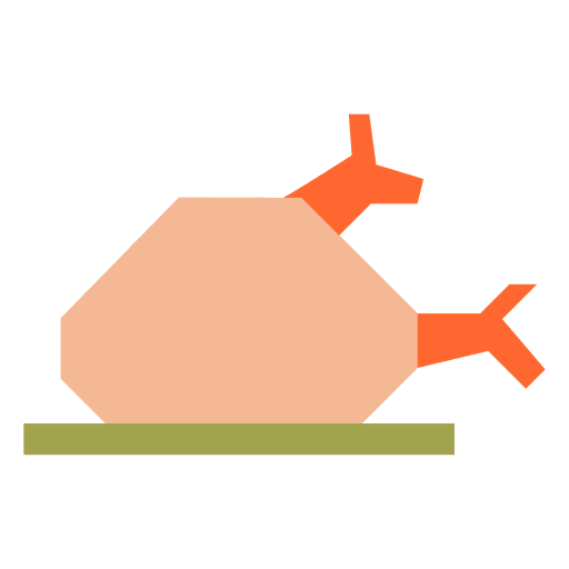 Turkey Dinner Flat Icon