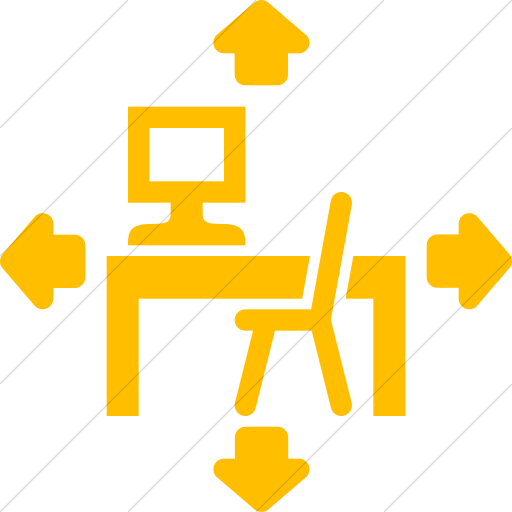 Simple Yellow Iconathon Flexible Learning Space Icon