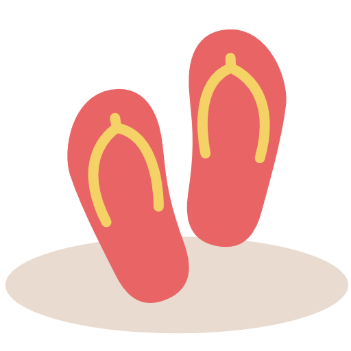 Flip Flops Icon Free Of Vacation Time Icons