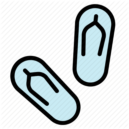 Flip, Flops, Footwear, Shoe Icon