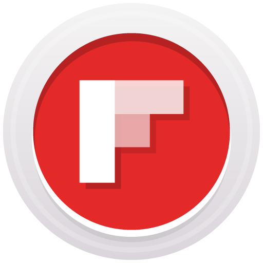 Flipboard Icon Free Of Round High Quality Social Media Icons