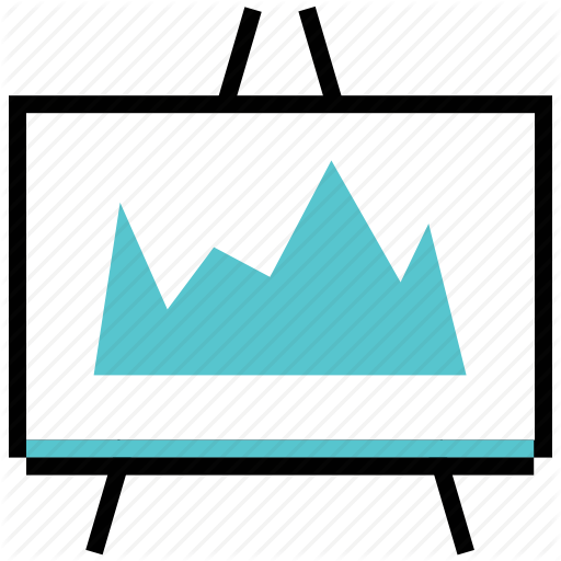 Flipchart, Picture, Presentations Icon