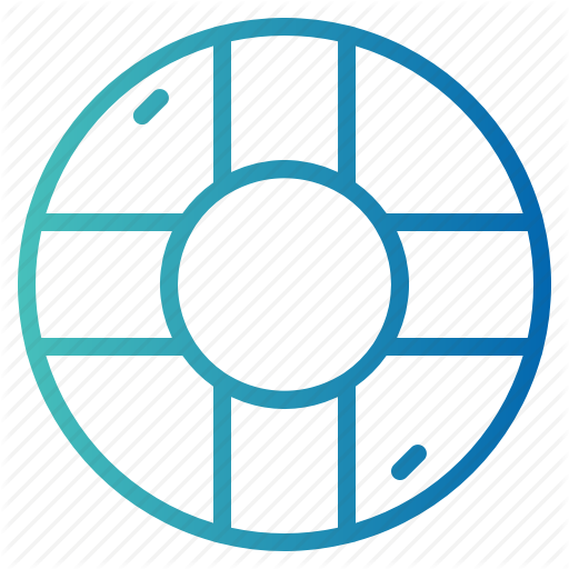 Float, Life, Preserver, Ring, Rubber, Sefety Icon