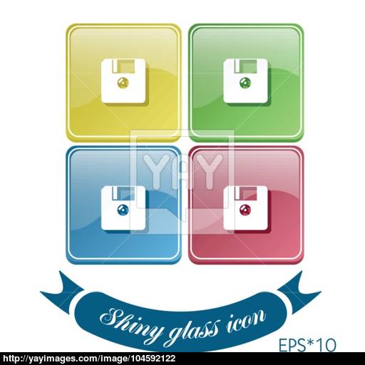 Floppy, Diskette Symbol Store Information Document Computer