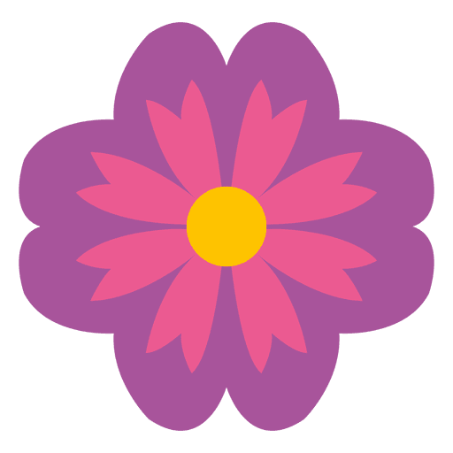 Purple Floral Icon