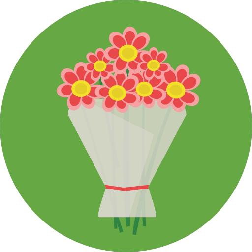 Gift, Nature, Lovely, Roses, Bouquet, Floral Icon