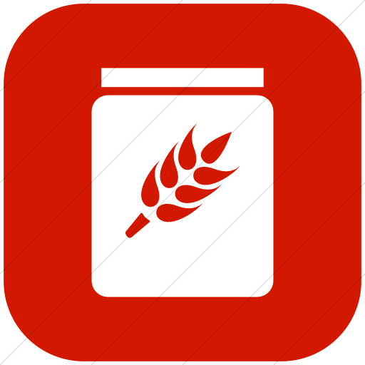 Flat Rounded Square White On Red Ocha Humanitarians