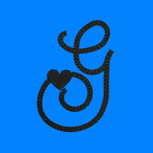 Flourish Alphabet Font G Embroidery Design Embroideryvilla