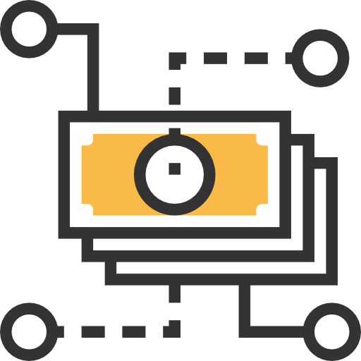 Currency, Commerce And Shopping, Banking, Money Flow Icon