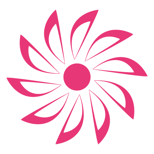 Pink Starry Flower Icon