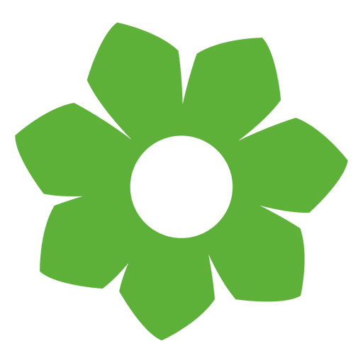 Green Flower Icon